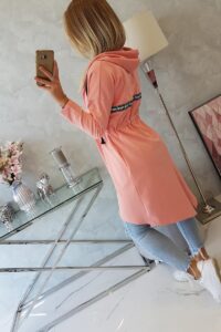 Пелерина С Връзка На Кръста И Качулка – Кайсия – 8998-8