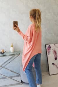 Блуза с щампа на Пеперуда – Кайсия – 69402