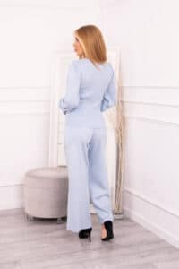 Комплект от 2 части – Пуловер + Панталон – Синьо – 2021-2-2