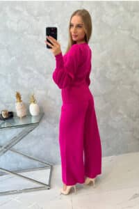 Комплект от 2 части – Пуловер + Панталон – Фуксия – 2021-2-1