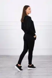 Комплект От 2 Части – Блуза + Панталон – Черно – 9090-5