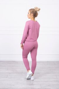 Комплект От 2 Части – Блуза + Панталон – Тъмнолилаво – 9090-13