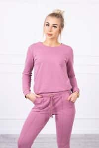 Комплект От 2 Части – Блуза + Панталон – Тъмнолилаво – 9090-13