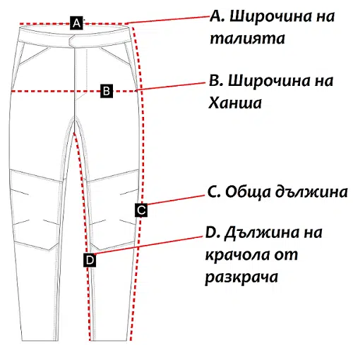Комплект Панталон + Блуза с деколте и копчета - Тъмнорозов - 3D - Dfashion.bg