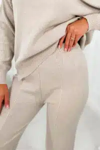 Италиански Комплект от две части – блуза + панталон – Бежов – IT-10