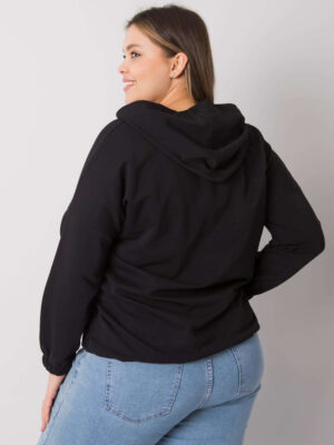 Стилна блуза Plus Size – Черен – 109814