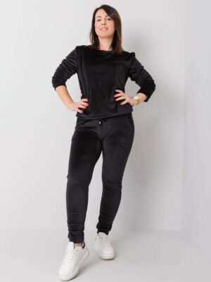 Стилен комплект в големи размери – Черен – 077977