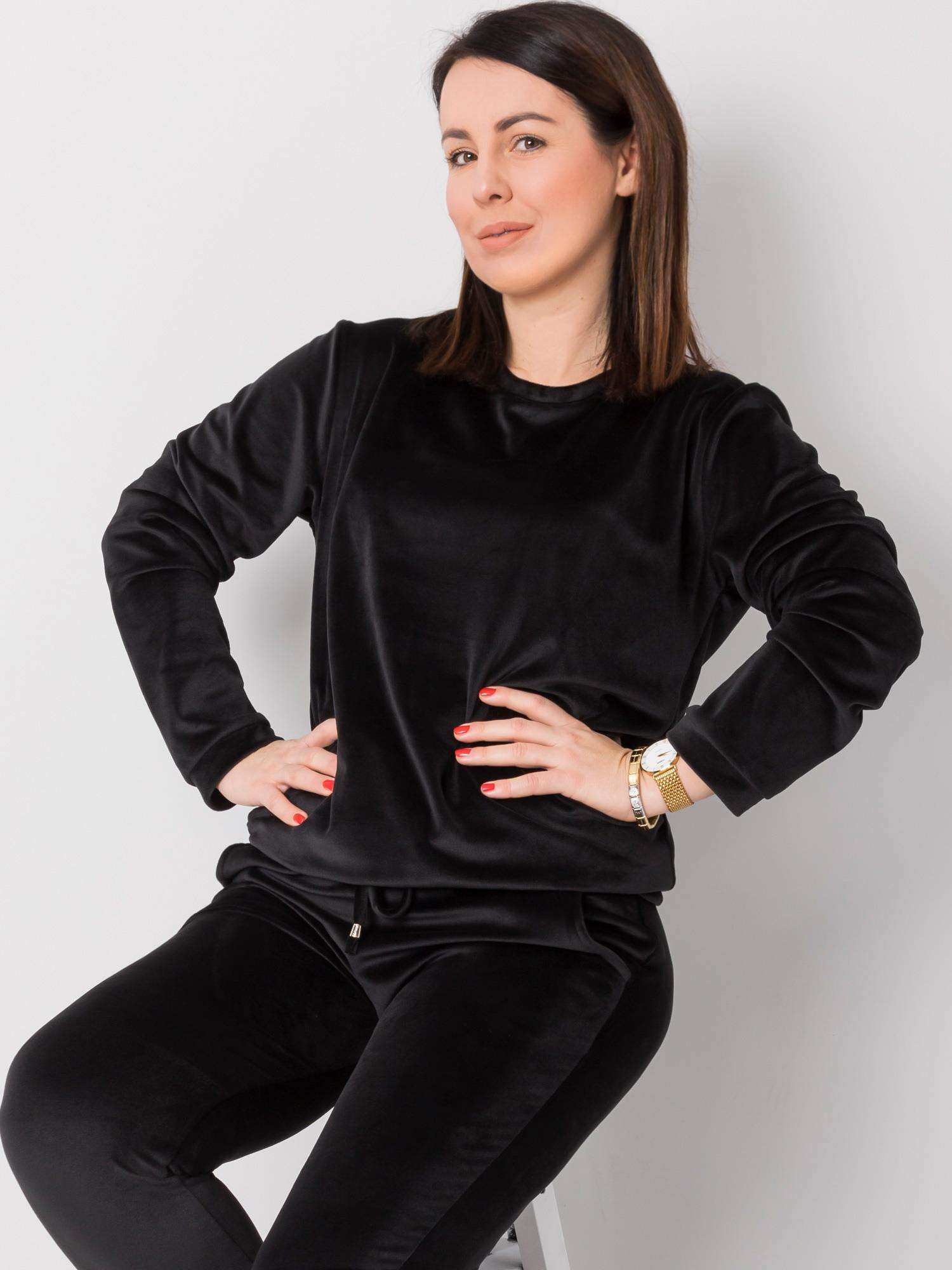 Стилен комплект в големи размери – Черен – 077977