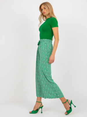 Летни удобни панталони  – Зелен – 483053