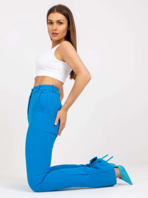 Стилен топ с цип – Бял – 239979