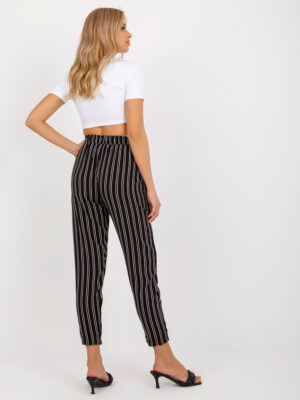 Стилни летни панталони – Черен – 479827