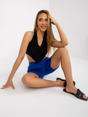 Изрязан топ – Черен – 244072