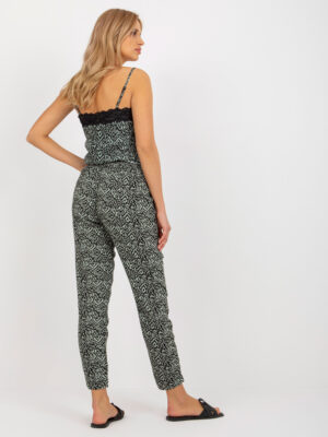 Стилни летни панталони – Хаки – 480076