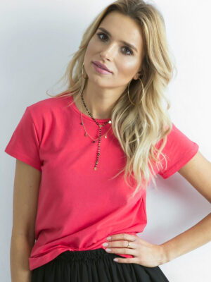 Стилна тениска – Коралов – 829721