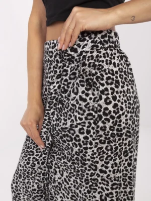 Стилна дълга пола – Сив – 789063