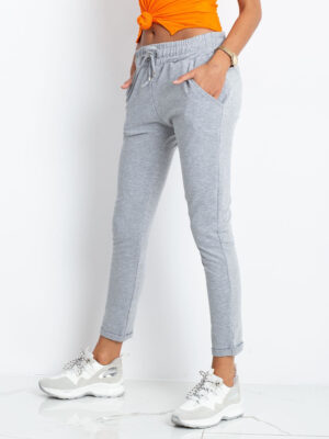 Удобни спортни панталони – Сив – 299141