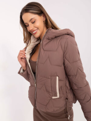 Стилно преходно яке – Кафяв – 042591