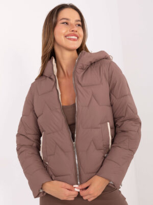 Стилно преходно яке – Кафяв – 042591