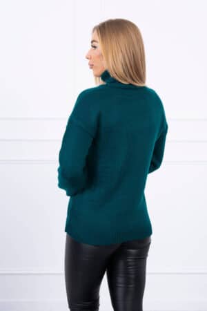 Пуловер – Поло – Тъмнозелен – 2020-16-9