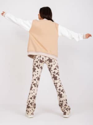 Стилна връхна дреха – Бежов – 155194