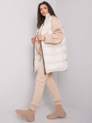 Спортен дамски комплект от 3 части – Бежов – 074099