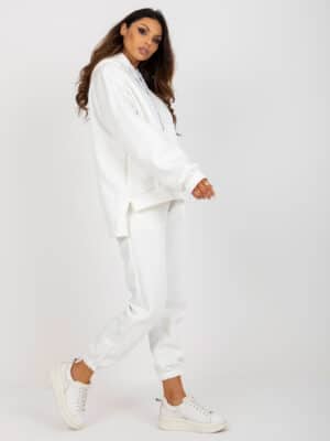 Стилен спортен комплект – Бял – 339969