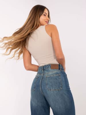 Стилни дънки – Тъмносин – 916940