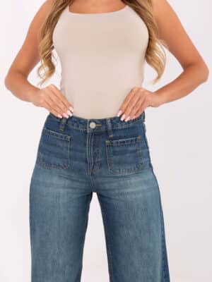 Стилни дънки – Тъмносин – 916940