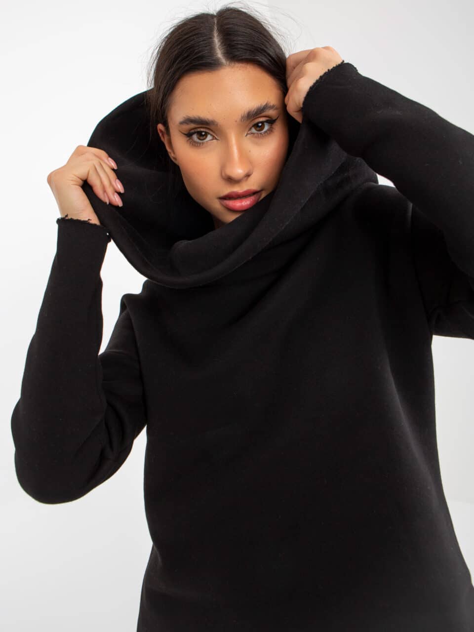 Стилен комплект дрехи – Черен – 346059