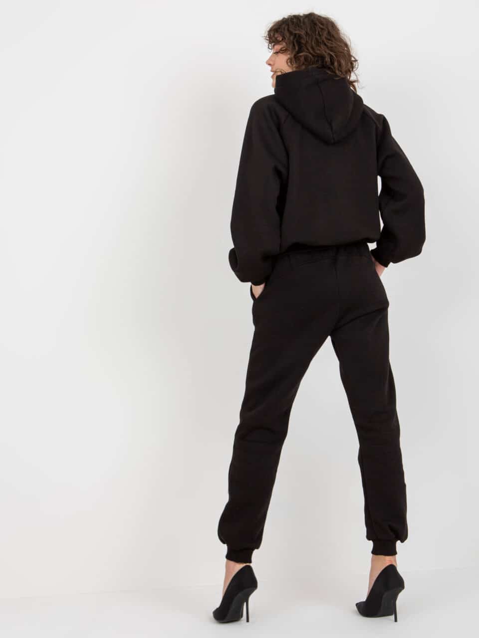 Стилен комплект дрехи – Черен – 345441