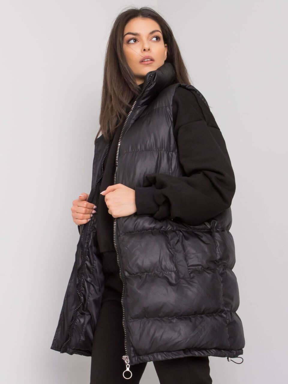 Стилен кежуал комплект – Черен – 074150