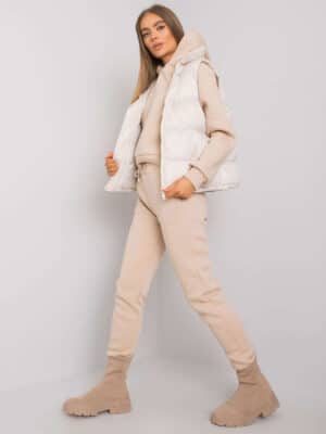 Стилен ежедневен комплект от 3 части – Бежов – 070602