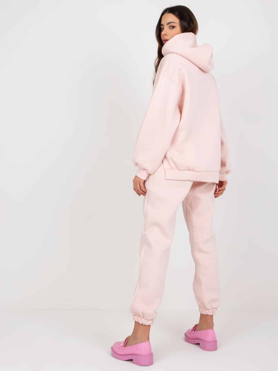 Стилен комплект дрехи – Светлорозов – 339808