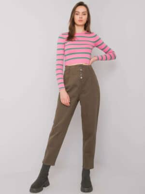 Стилни дънки – Зелен – 084975