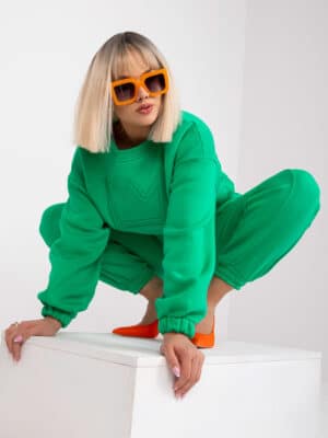 Елегантен спортен комплект – Светлозелен – 249817