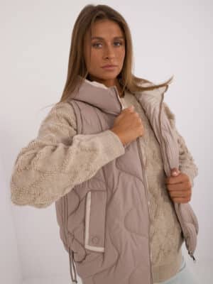 Стилен елек – Бежов – 561483