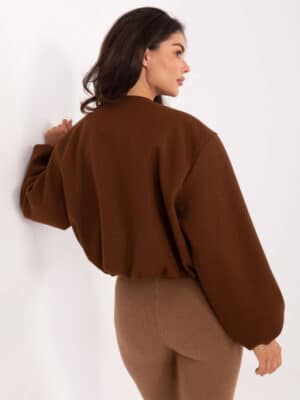 Стилно преходно яке – Кафяв – 050978
