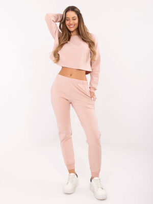 Стилен комплект за ежедневие – Светлорозов – 686873