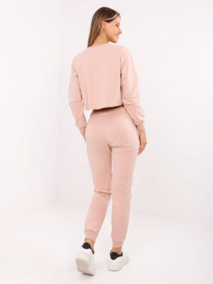 Стилен комплект за ежедневие – Светлорозов – 686873