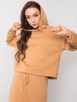 Ежедневен комплект пола и суитшърт – Бежов – 06882