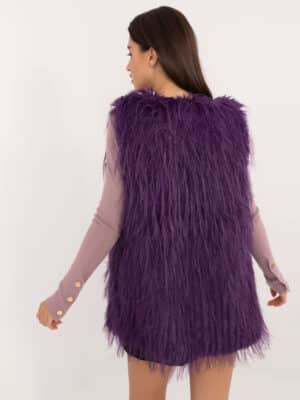 Елегантен елек – Тъмно лилав – 558940