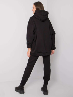 Памучен ежедневен комплект – Черен – 106219