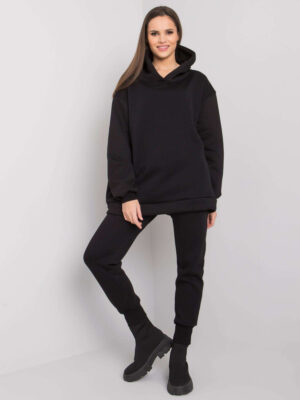 Памучен ежедневен комплект – Черен – 106219