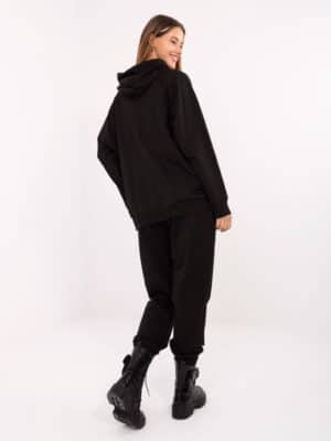 Спортен комплект с щампа – Черен – 056185