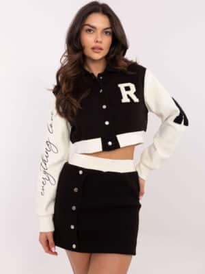 Стилен спортен комплект – Черен – 005015