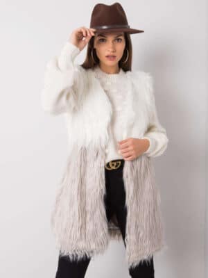 Модерна жилетка – Бял – 761501