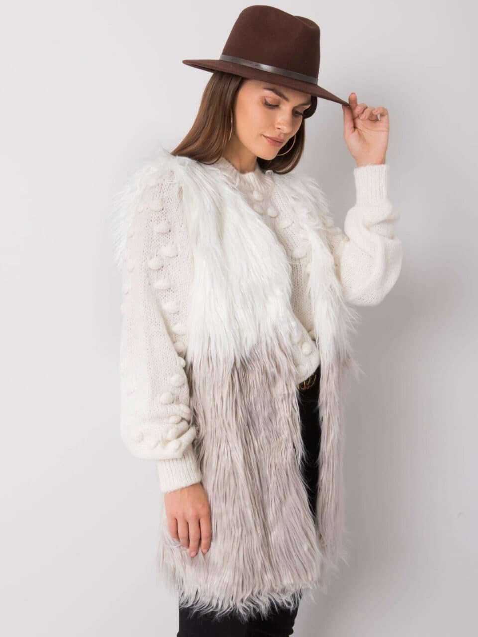 Ексклузивна камизелка – Екрю – 761501