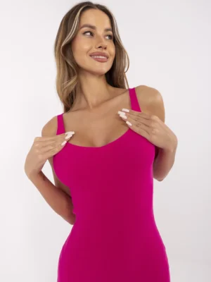 Лятна елегантна рокля – Розов – 132386