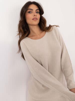 Страхотен спортно-елегантен комплект – Бежов – 049927