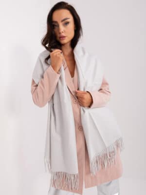 Стилен шал – Светлосив – 457823